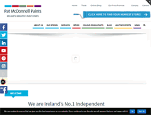 Tablet Screenshot of mcdonnellpaints.ie